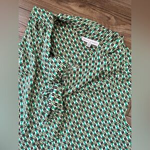 Mint & Molly Green Patterned Women's Tank Top